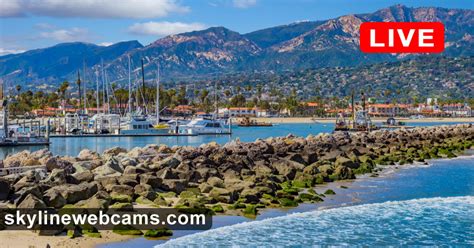 santa barbara web cams|Webcam Santa Barbara, California, USA: West Beach HD View